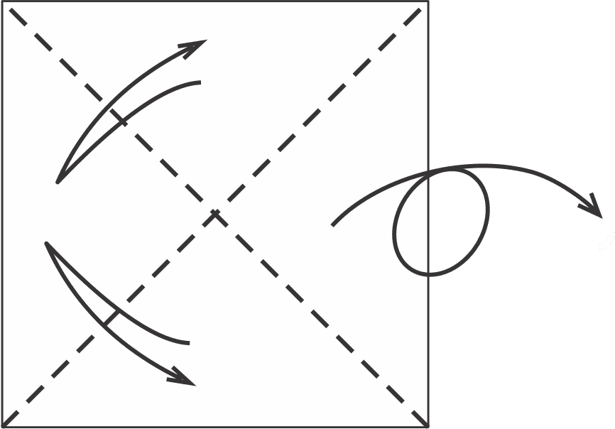 Marca las diagonales