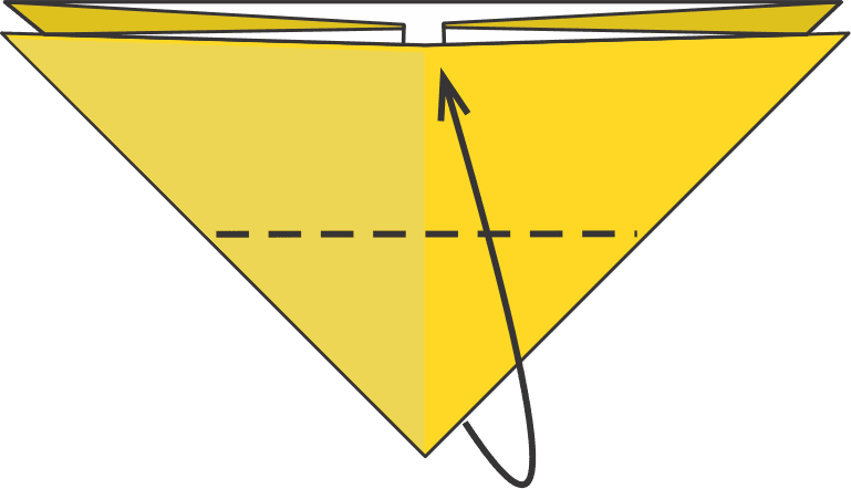 Fold the Bottom Point Up