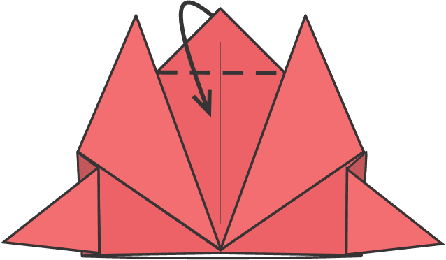Fold the Top Point Downward