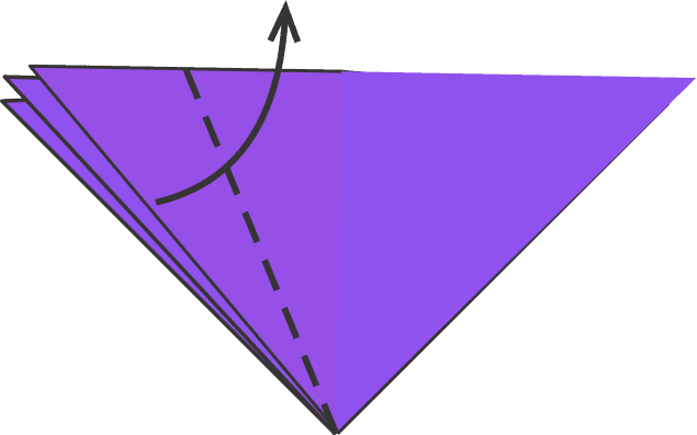 Fold the Bottom Layer Upwards