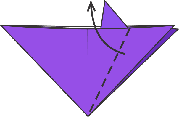 Fold the Right Side Upwards