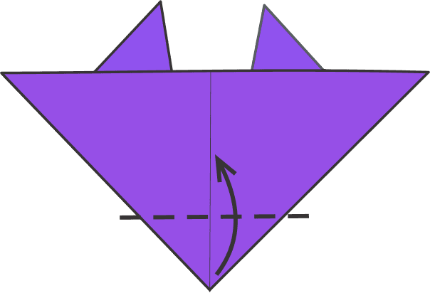 Fold the Bottom Tip Upward
