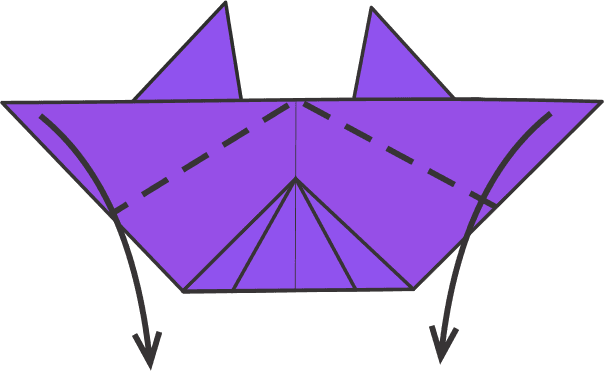 Fold Down the Side Corners