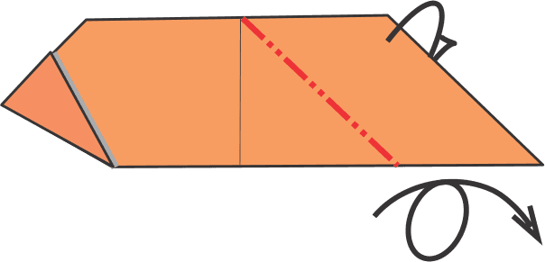 Fold the Tail Fin and Flip Over