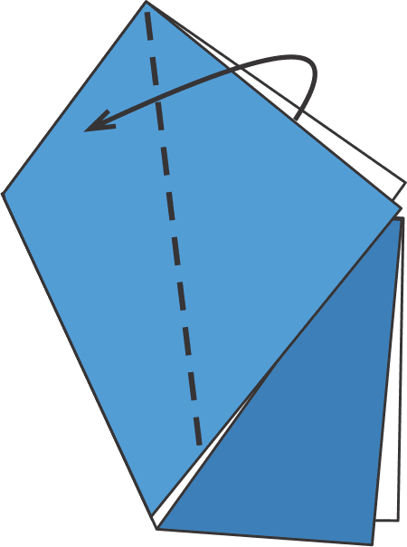 Fold the Top Flap to the Left