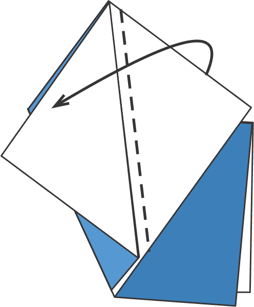 Fold the Back Flap to the Left