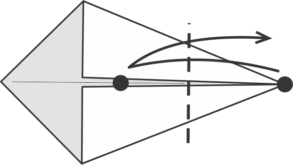 Fold the Right Point to the Center and Unfold
