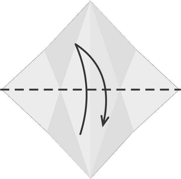 Fold in Half Horizontally and Unfold