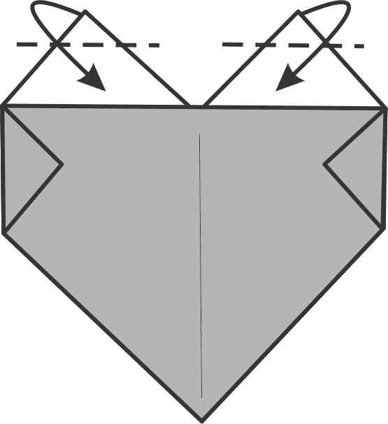 Fold the Top Corners Down