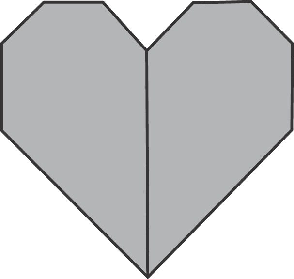 Finished Origami Heart