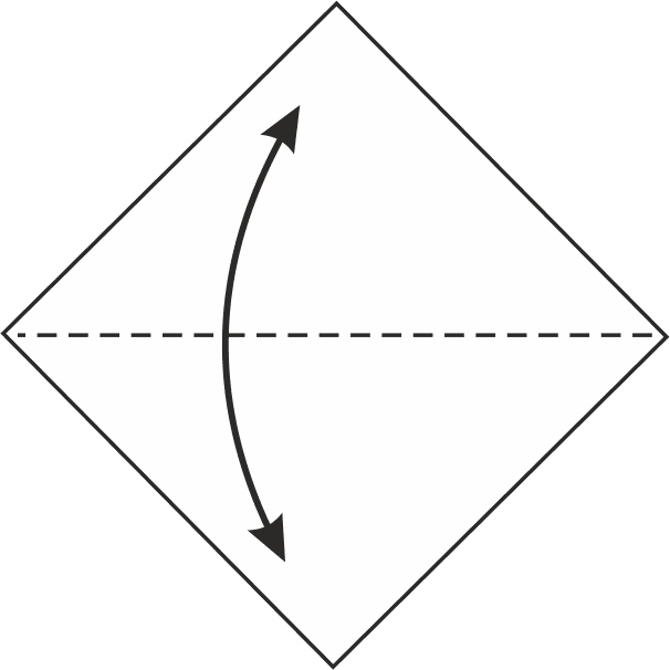 Create a Center Crease by Folding and Unfolding