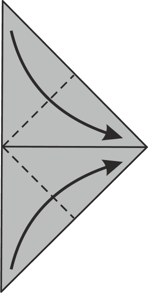 Fold the Top and Bottom Corners to the Center Line