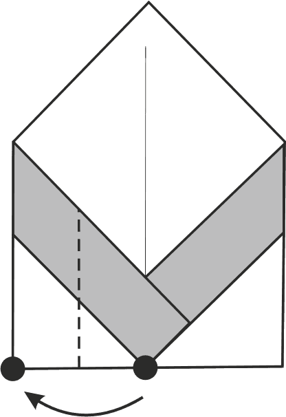 Fold the Bottom Left Corner Inward