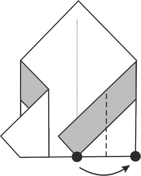 Fold the Bottom Right Corner Inward