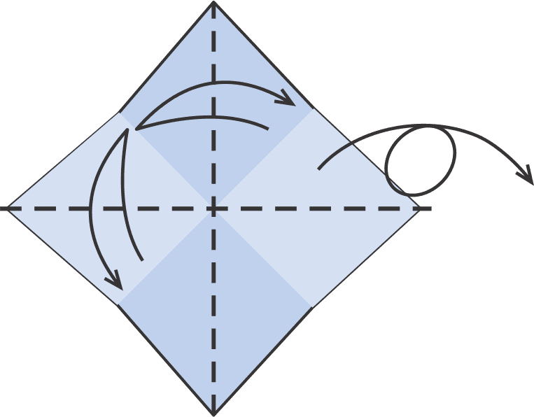 Fold Diagonals and Flip