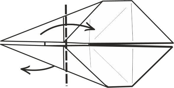 Make a Mountain Fold to Shape the Front