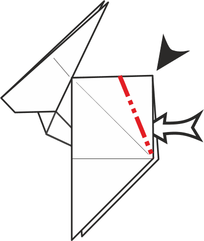 Open the Paper and Make a Sink Fold