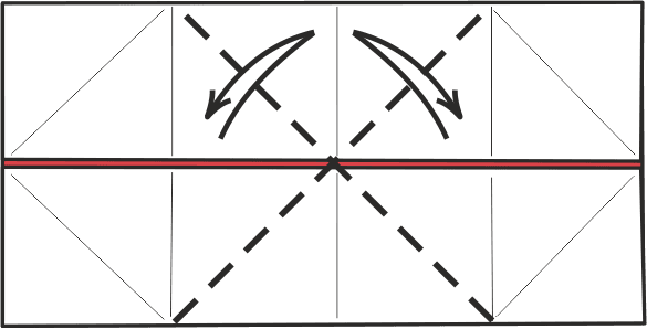Fold and Unfold the Diagonal Creases