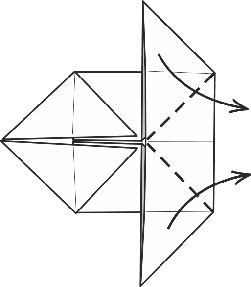 Fold the Right Flaps Outward
