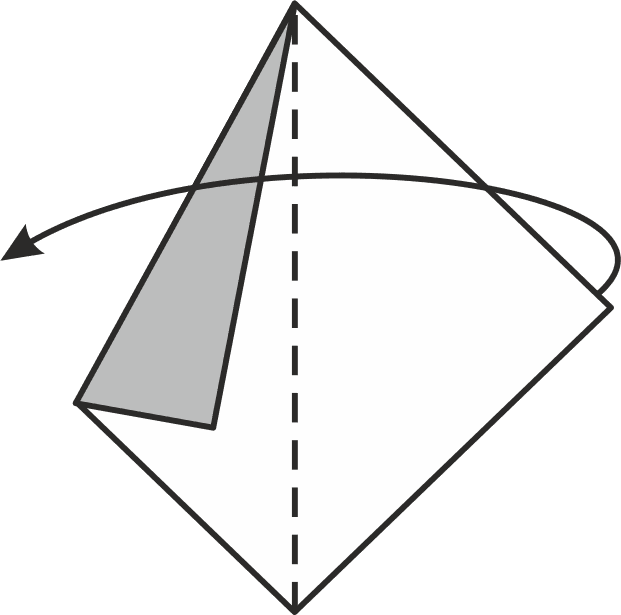 Fold the Right Corner Over the Left Side