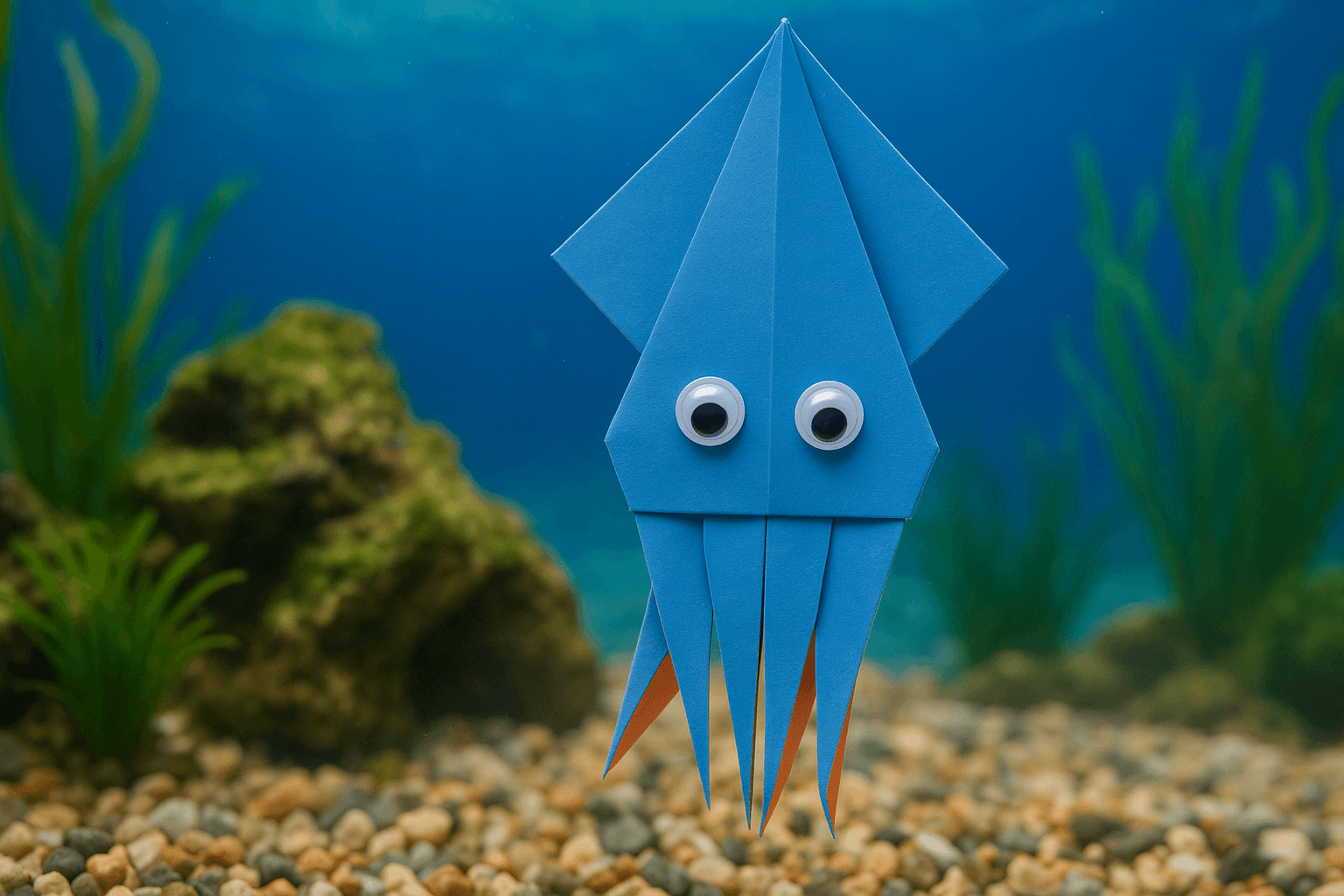 Calamar de Origami