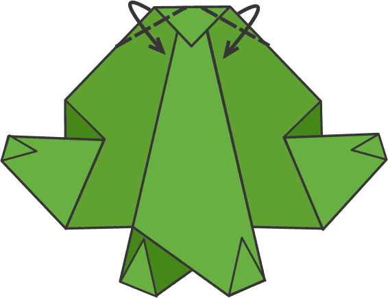 Tuck the Upper Corners Inward