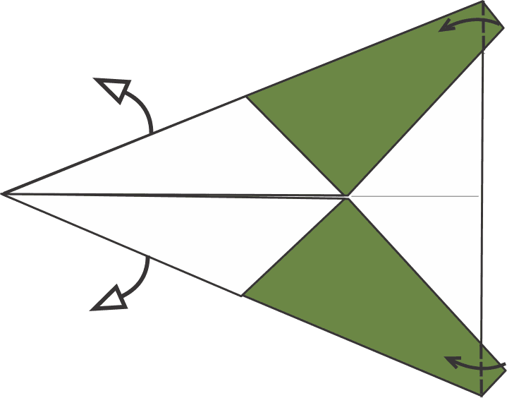 Fold the Corners and Open the Left Flaps