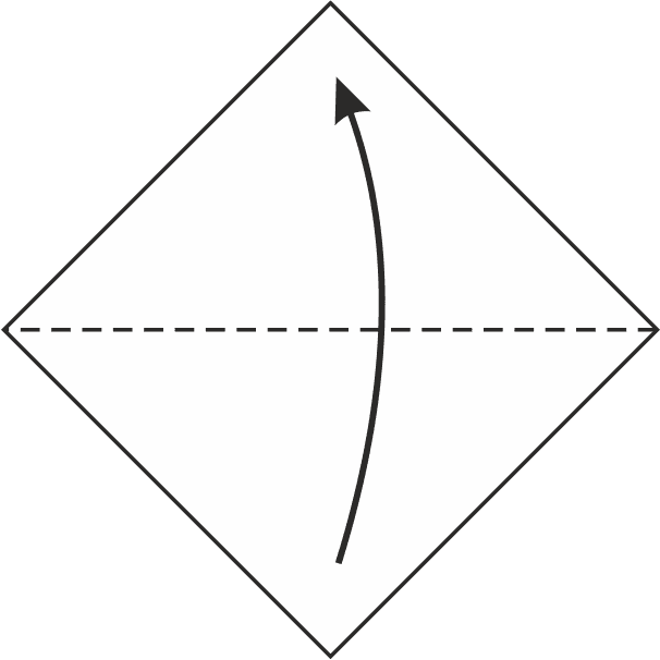 Fold the bottom corner up