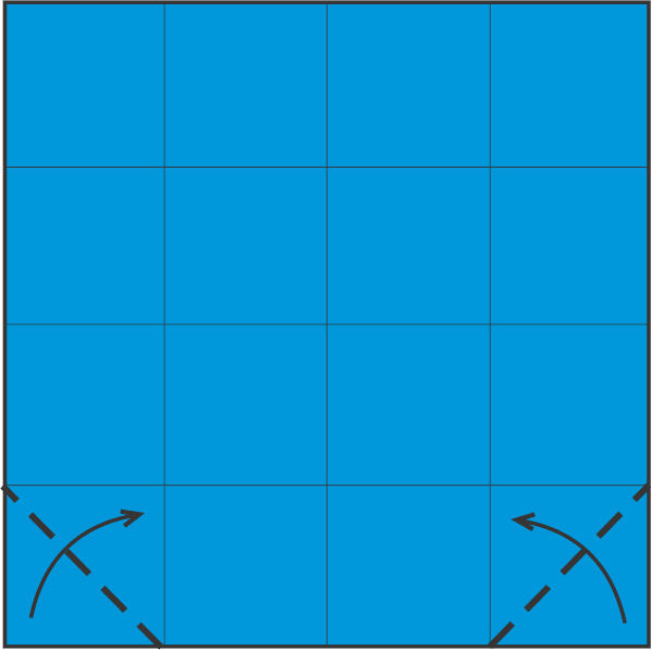 Fold Bottom Corners Diagonally