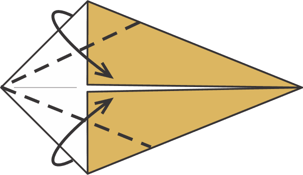 Fold Left Sides to the Center