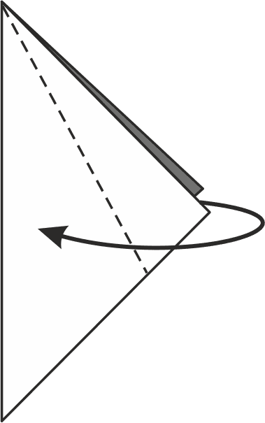 Fold Triangle Over