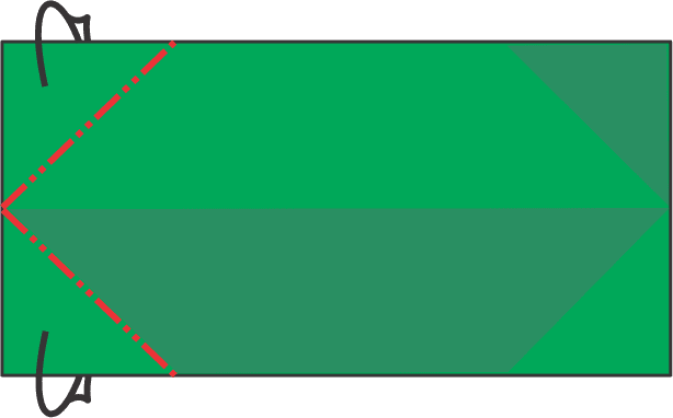 Fold the Left Corners Back
