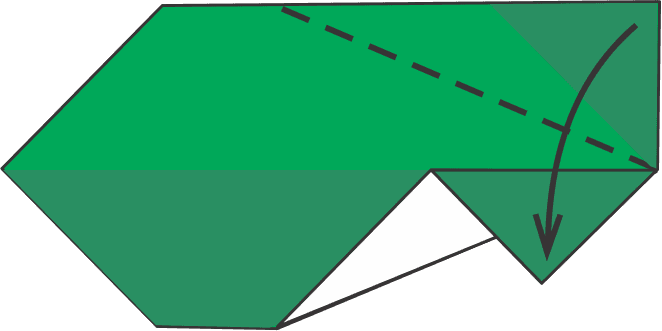 Fold the Top Right Corner Down