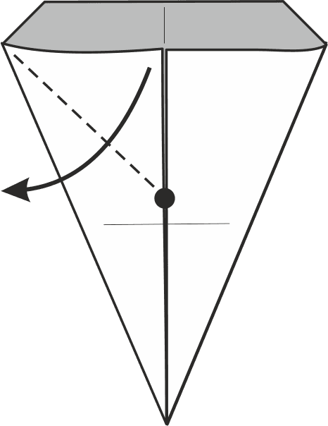 Fold the Left Side Down Along a Diagonal