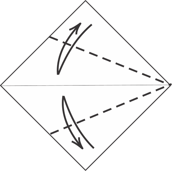 Fold Top and Bottom to Center